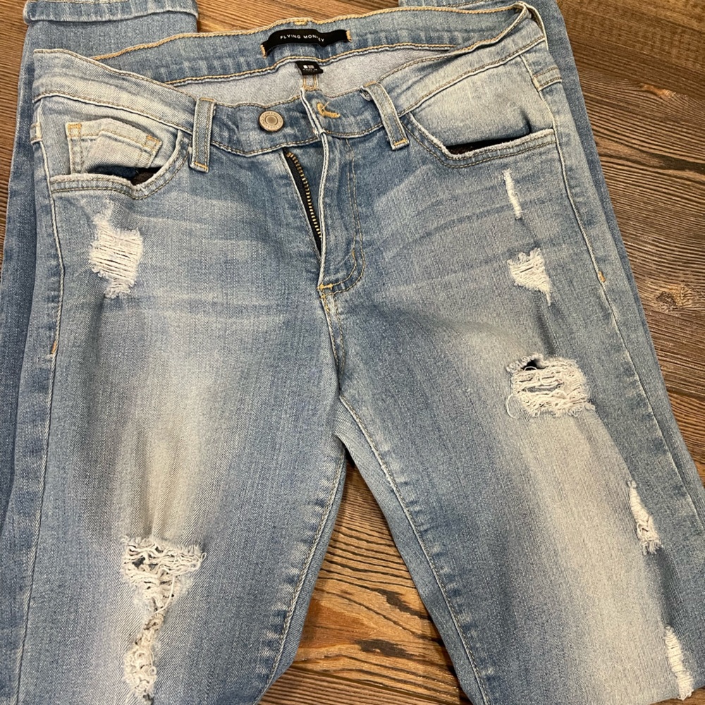 Flying Monkey Distressed Jeans
